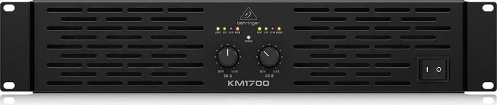 Behringer KM1700 Amplificateur de Puissance Stéréo Haute Performance - 6