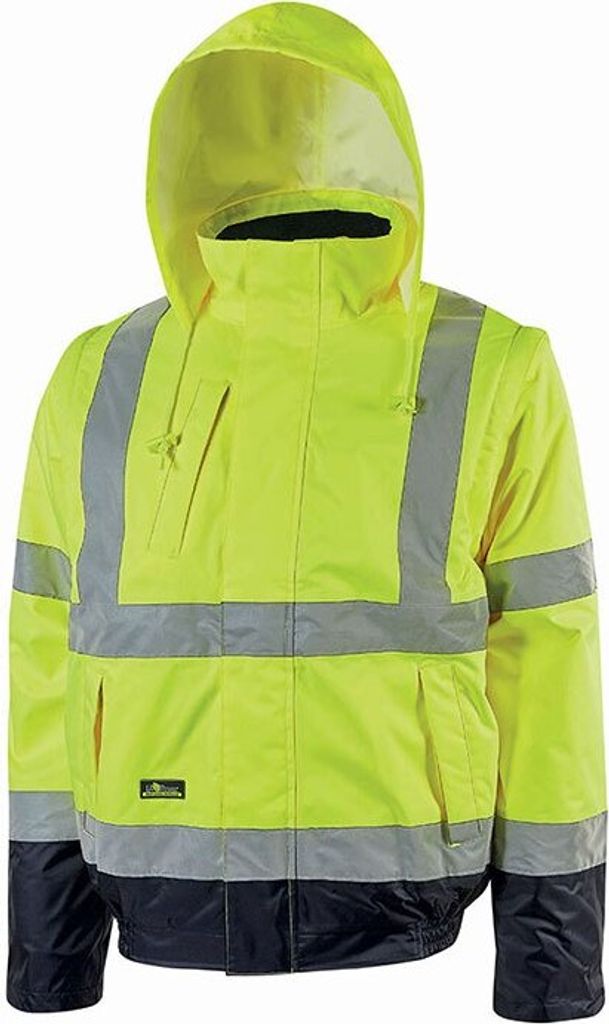 U-Power Bomberjacke Crafty, Farbe:yellow fluo, Größe:3XL