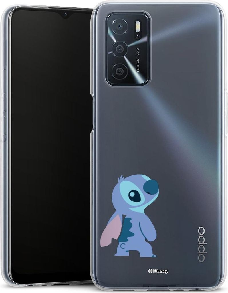 DeinDesign Handyhülle für Oppo A16s Silikon Hülle Case Smartphone Schutzhülle Disney Fanartikel Lilo & Stitch
