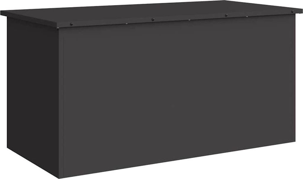 Außenlagerbox Schwarz 100 x 50,5 x 50 cm Stahl