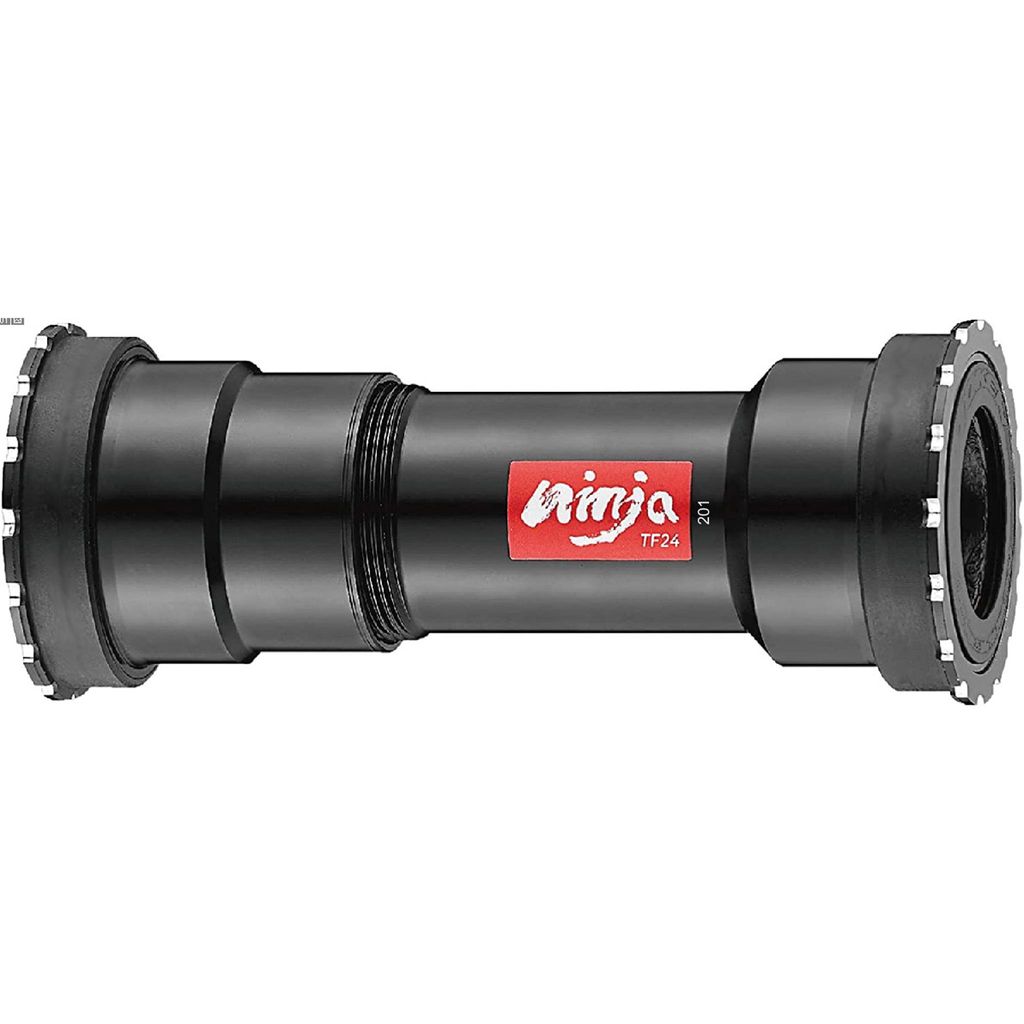 A product shot of a bicycle bottom bracket.