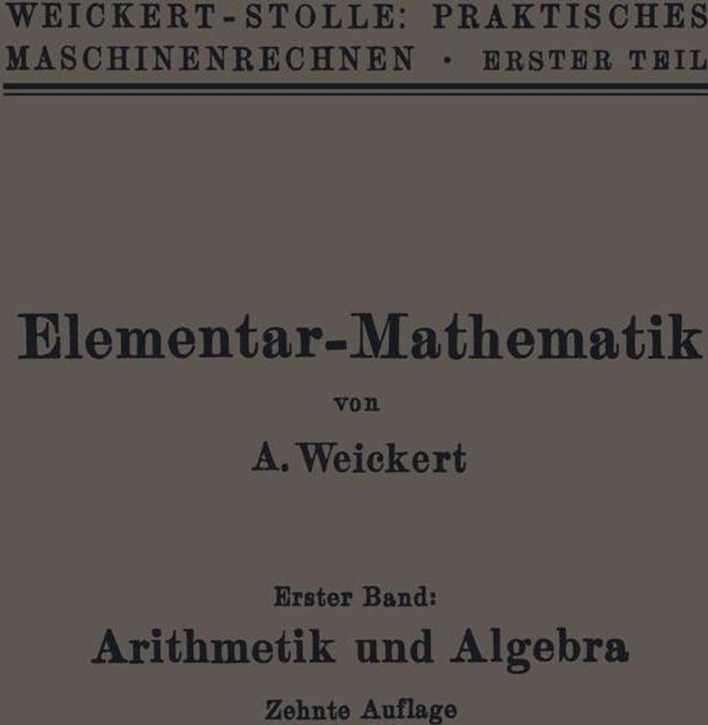 Elementar-Mathematik