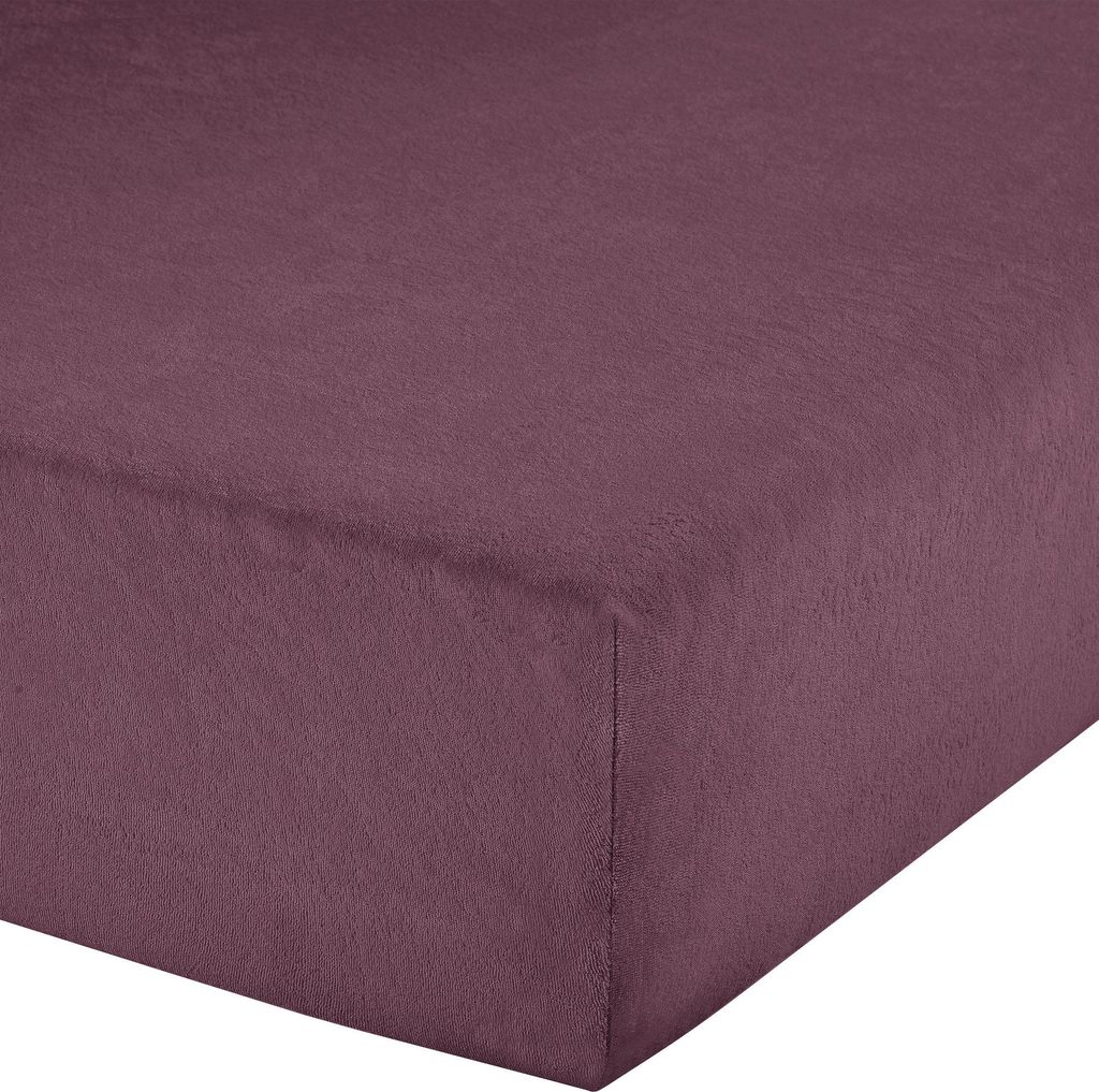 Erwin Müller Spannbettlaken Erding" aubergine 180x200 cm - 200x200 cm"