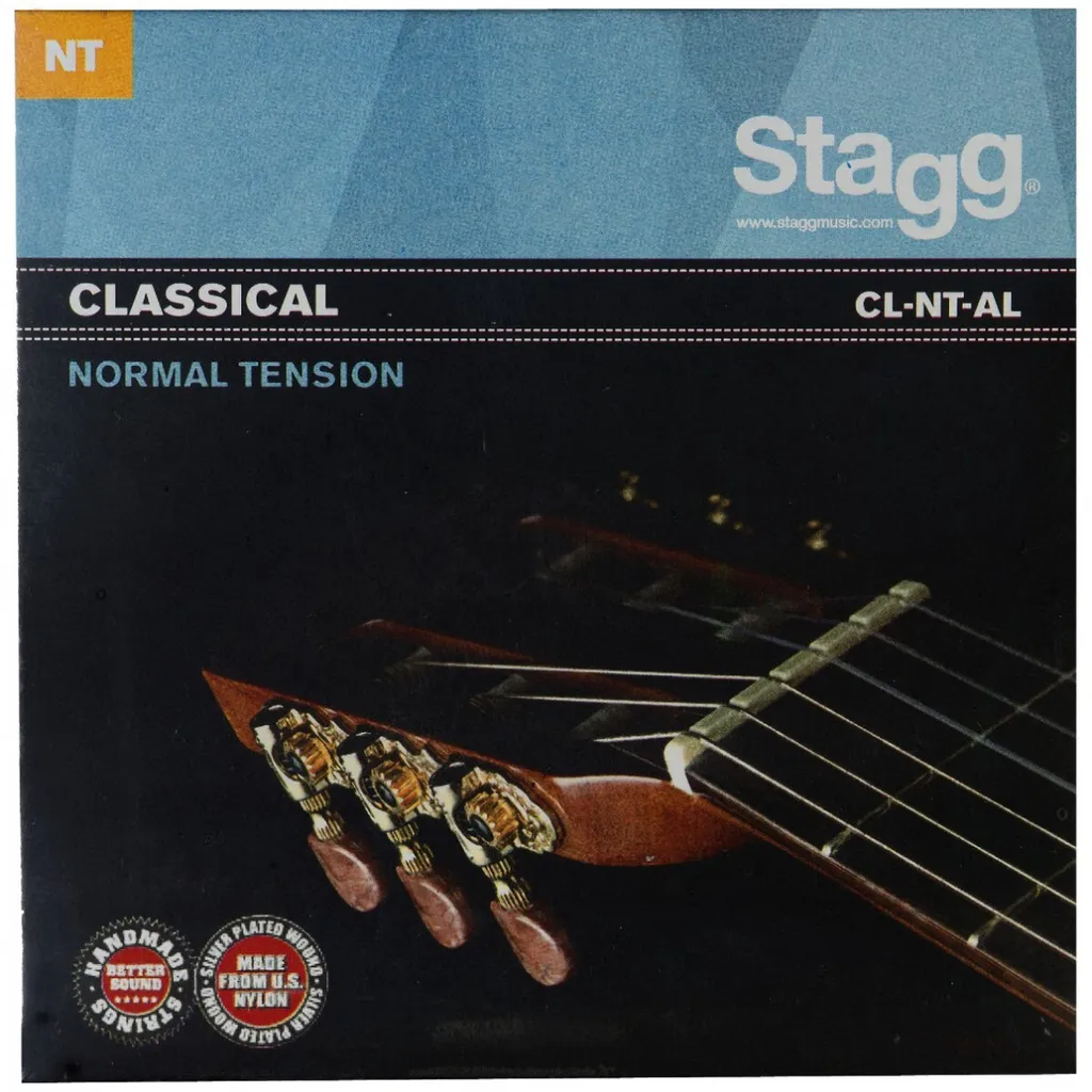 Cordes de Rechange Guitare Classique Stagg CL-NT-AL pour Étudiant Nylon