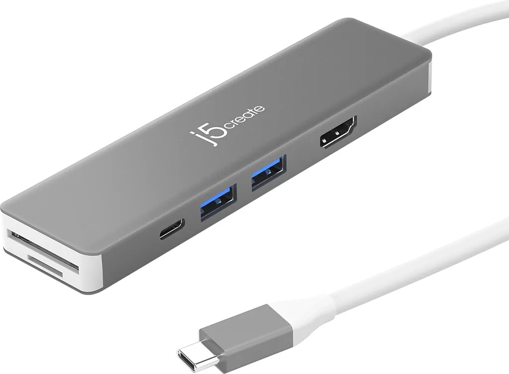 J5Create JCD390-N Hub Elite USB-C 10Gbps avec vidéo 4K60Hz ultra fluide