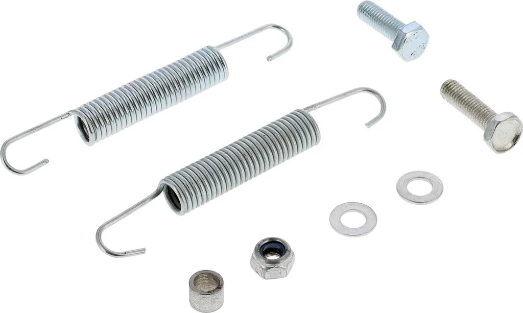Support latéral noir Simson MS50 robuste avec kit ressorts complet - 4