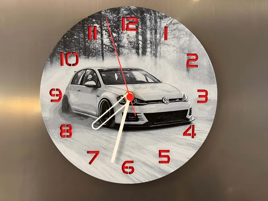 VW GTI Edition Horloge Murale Disque de Frein Ø 245mm pour Garage