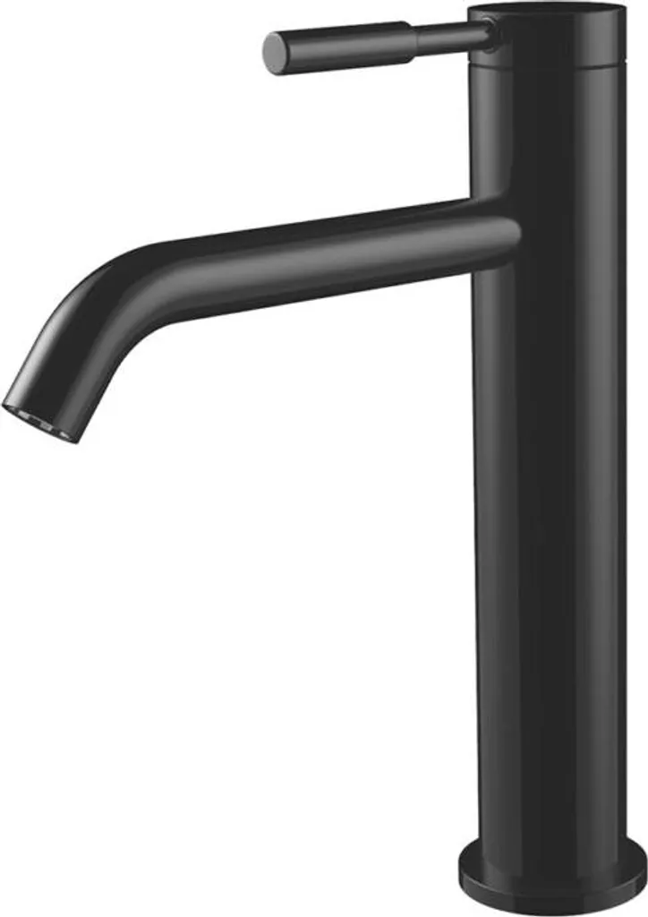 Mitigeur de Lavabo Noir Design Rond Aqvadesign pour Vasque et Salle de Bain
