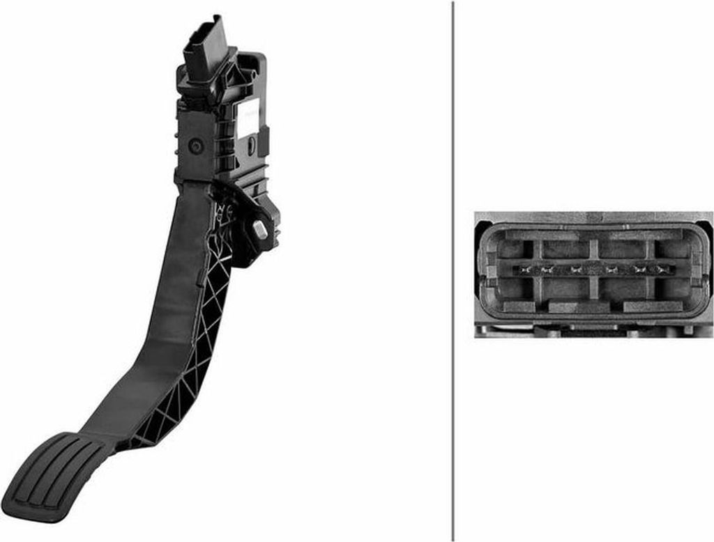 Sensor Fahrpedalstellung Schaltgetriebe 6-polig HELLA für u.a. PEUGEOT 208