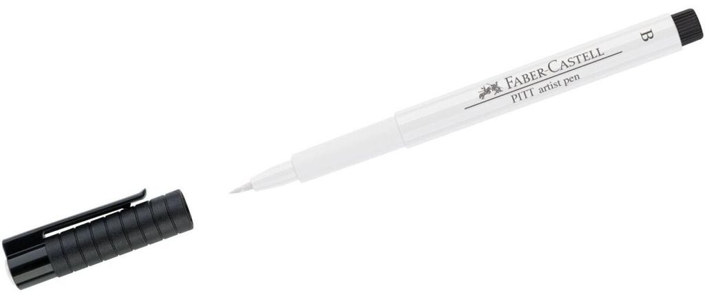 Faber-Castell Pitt Artist, Ausziehbarer Gelschreiber, Weiß, Produktbild 