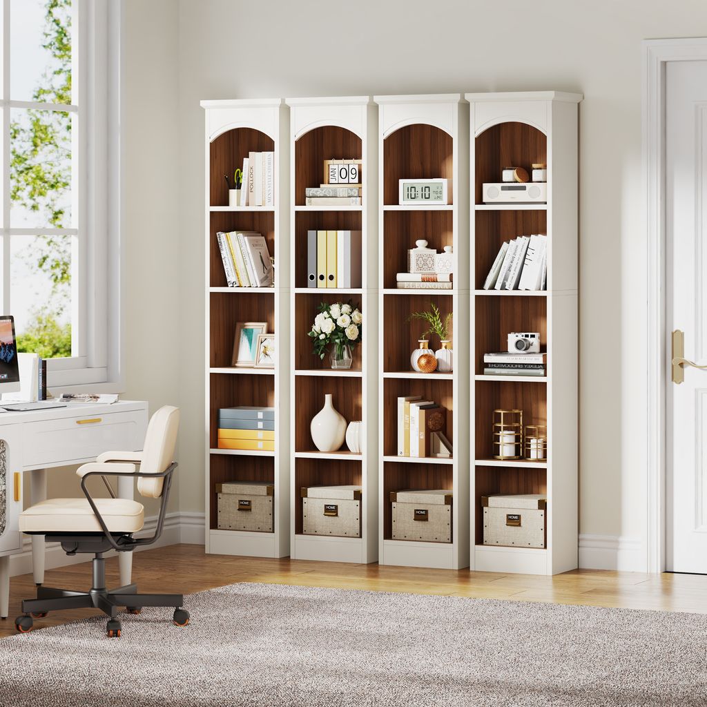 Tribesigns 6-stöckiges Bücherregal 190cm Hoch - Großes Regal Für Bücher & Deko