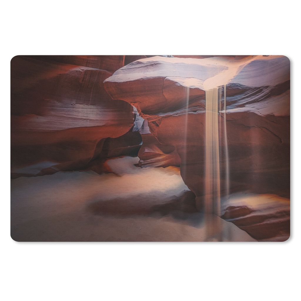 MuchoWow Mauspad Mousepad Landschaft - Höhle - Sand - Natur 27x18 cm - Mousepads - Maus Mat - Pad - Mausunterlage - Büroartikel - Desk Matten