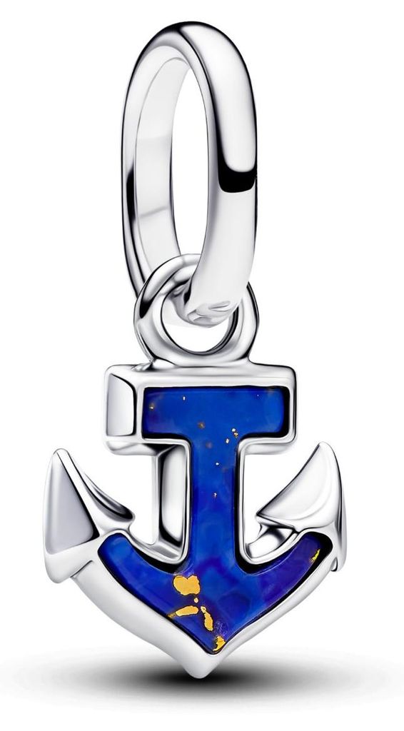 Pandora Me Mini-Charm-Anhänger Blauer Anker Sterling-Silber 794610C01