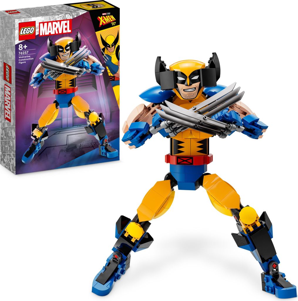 LEGO 76257 Marvel Wolverine Baufigur, Superhelden Action Figur mit Krallen aus X-Men, Spielzeug und Sammlerstück für Kinder, Jungen und Mädchen ...