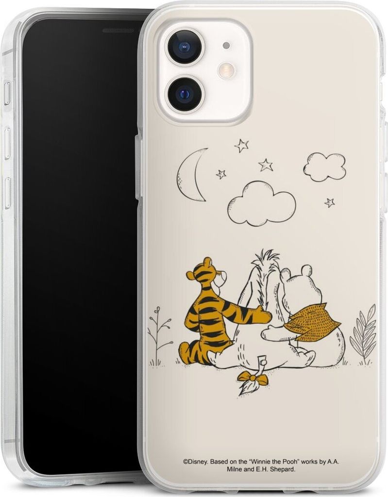 DeinDesign Handyhülle für Apple iPhone 12 mini Silikon Hülle Case Smartphone Schutzhülle Disney Offizielles Lizenzprodukt Winnie Puuh