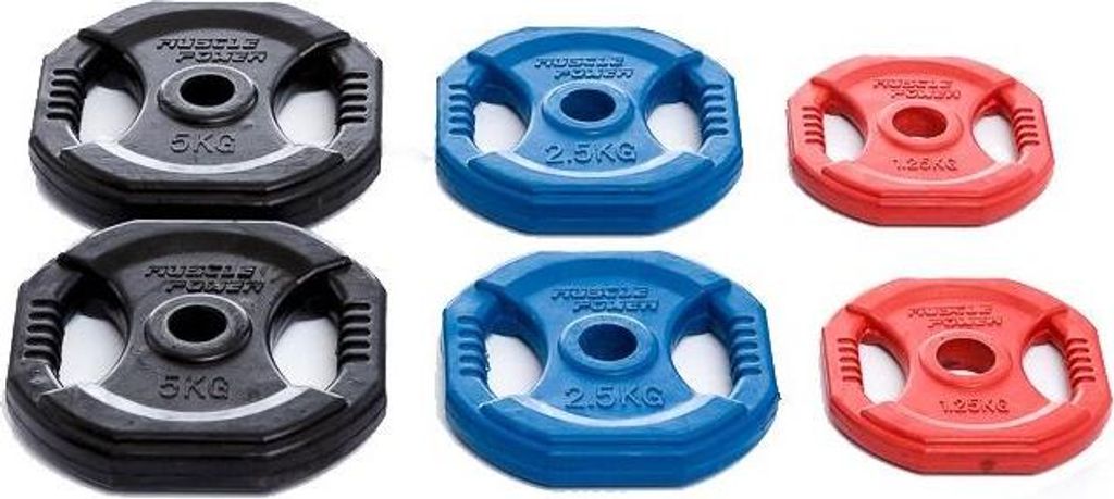 Muscle Power Aerobics Gewichtsscheibe 2,5 kg Blau 30 mm