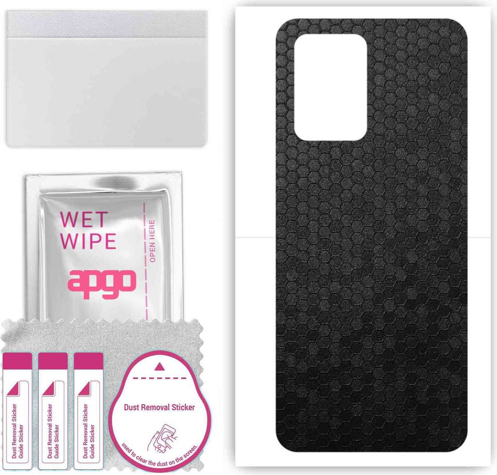 apgo Rückseite Schutzfolie, Skin, kompatibel mit Xiaomi Redmi K50i 5G, Hinten Displayschutzfolie aus Vinylfolie, kratzfest, einfache Montage - Sch...