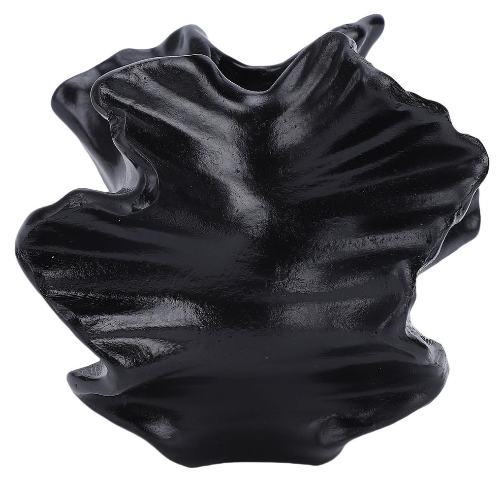 Moderne Vase, schwarz, minimalistische Tischdekoration, Kunstharz, Blume für Wohnzimmer, Esstisch, Arbeitszimmer, Büro