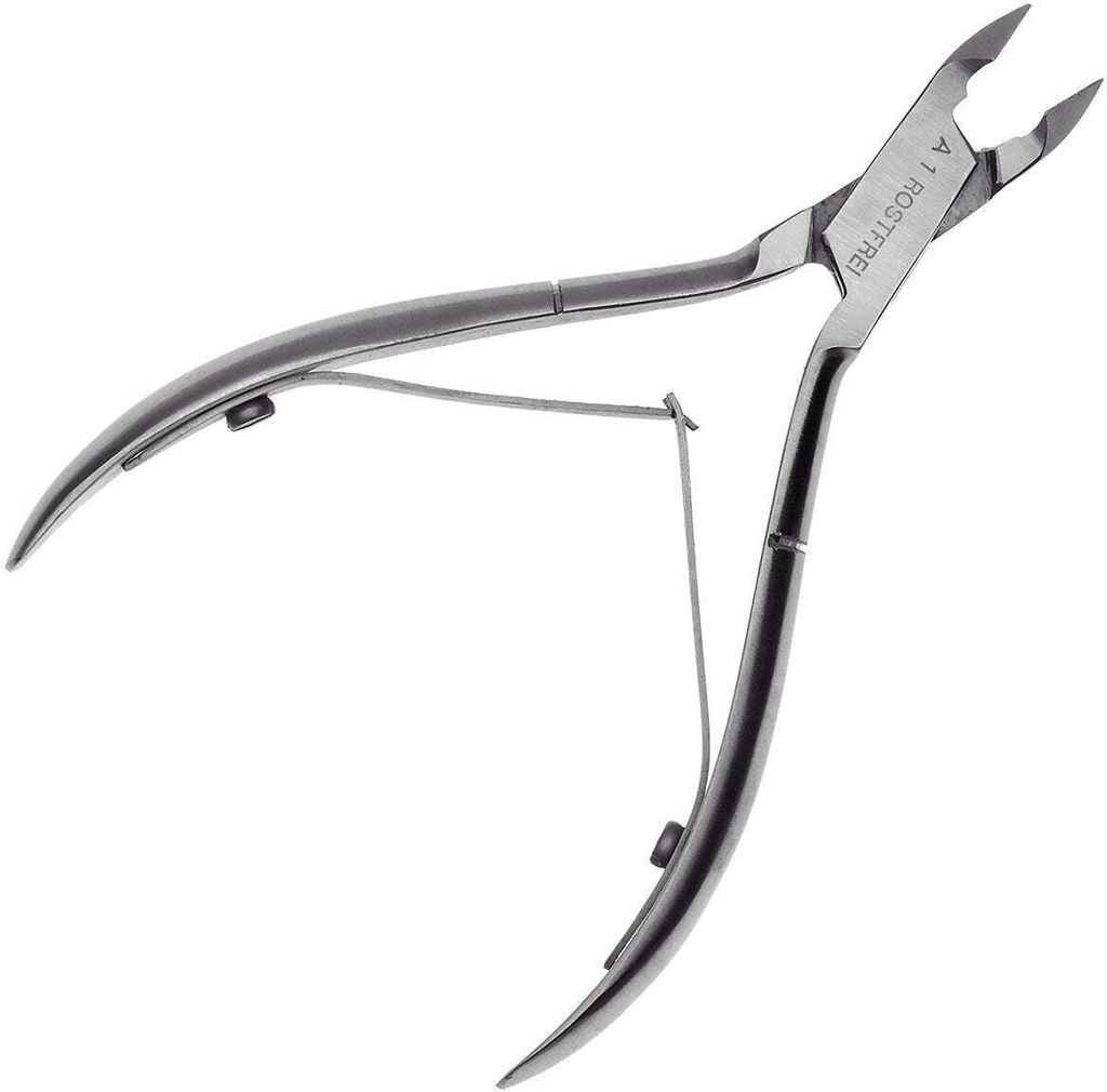 Hautzange  7 mm Schneidefläche  extrabreit  durchgesteckte Produktbild 