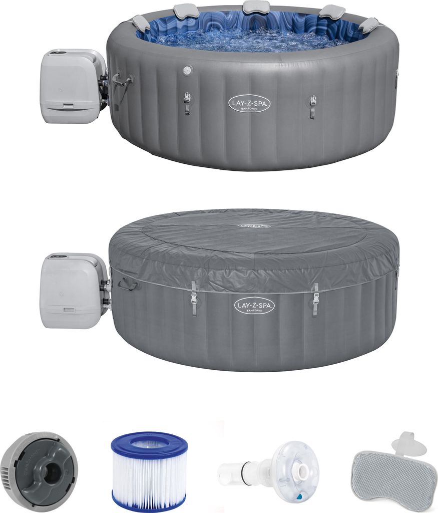Santorini Lay-Z-Spa HydroJet Pro Garden Jacuzzi BESTWAY Obrázek produktu 4