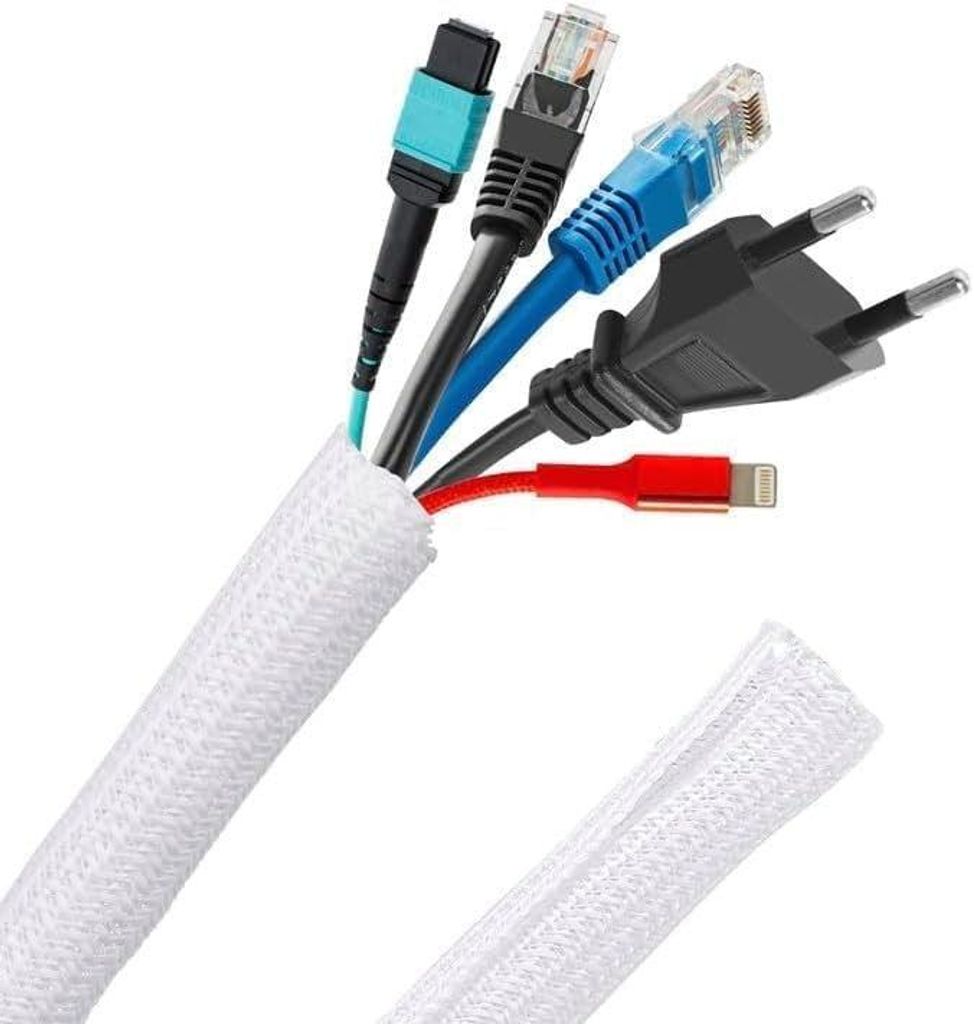 Kabelschutzschlauch 3 m Ø 13 mm, selbstschließende PET Produktbild 