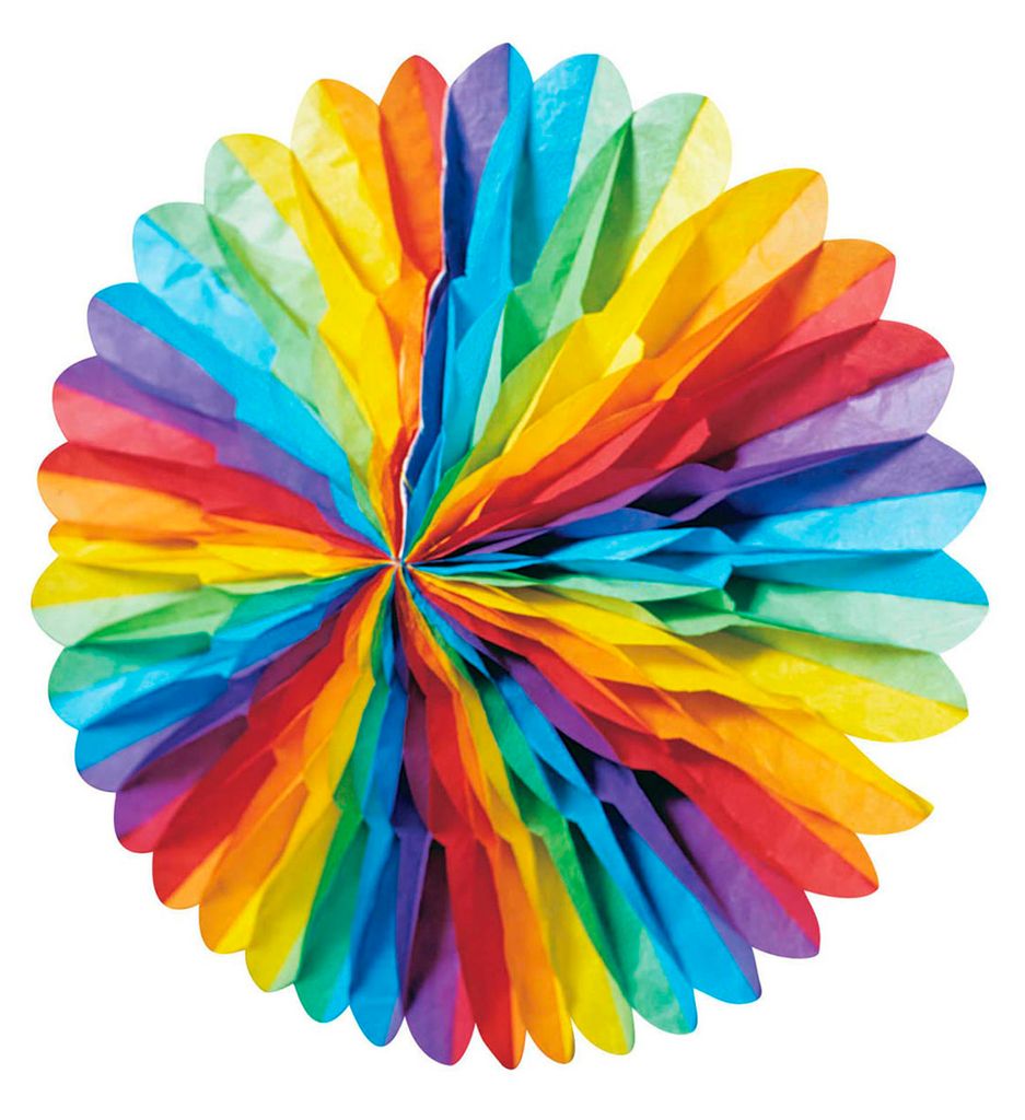Dekorace papírové 75 cm