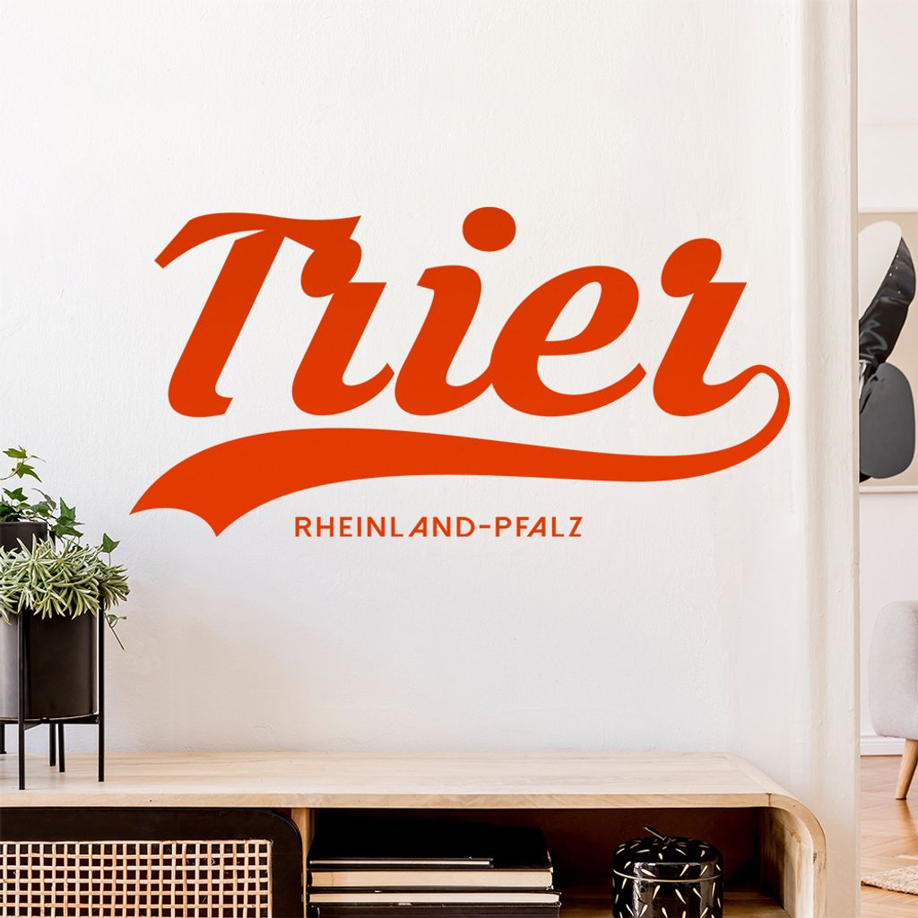 Trier Rheinland-Pfalz Wandtattoo Wandaufkleber Wall Sticker - Dekoration, Küche, Wohnzimmer, Schlafzimmer, Badezimmer