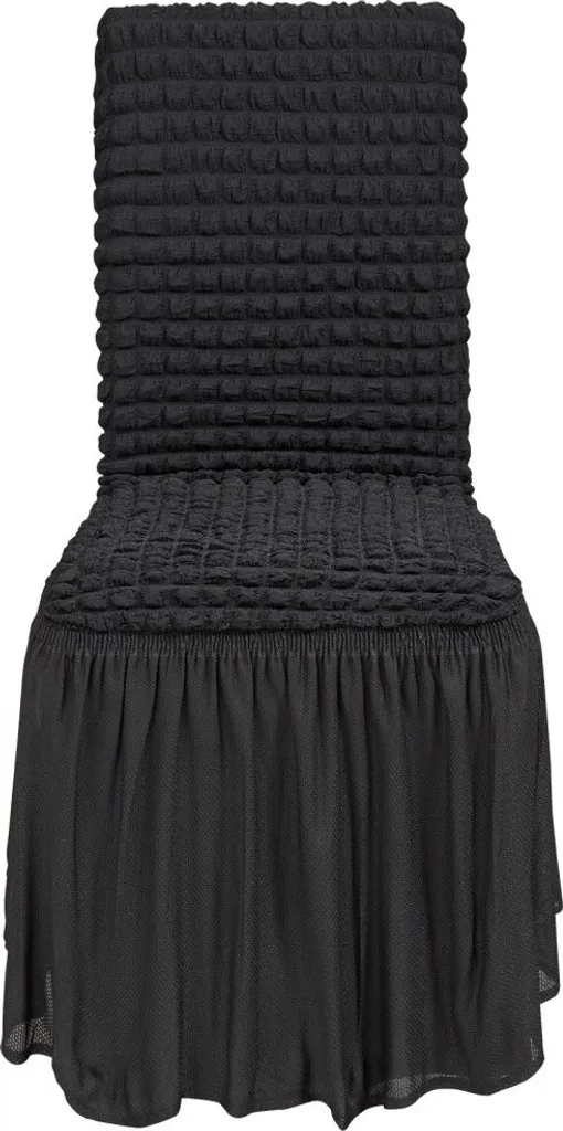 Hopelit Set di 6 coprisedia per sedie basculanti rimovibili, in spandex lavabile, universale, elasticizzato, per sala da pranzo, hotel, cucina, decorazione per matrimoni, grigio chiaro