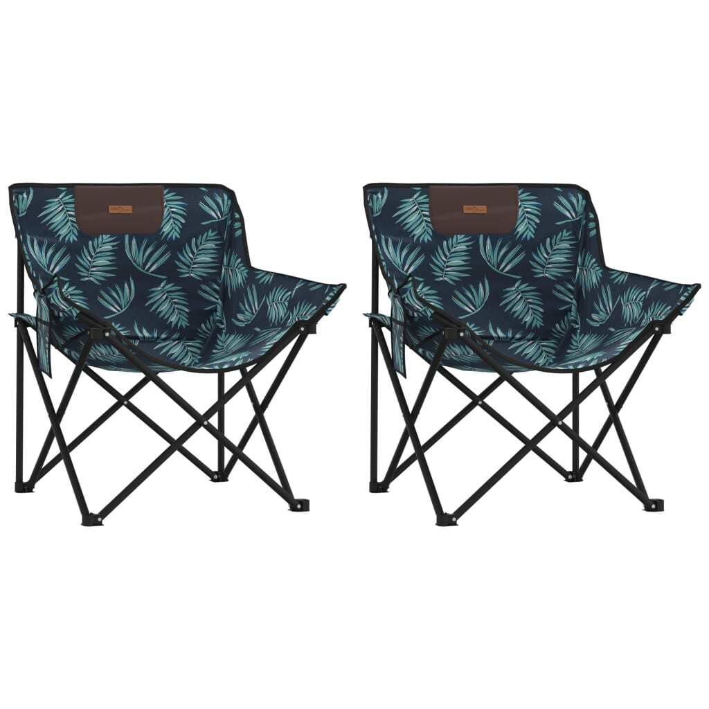 vidaXL Chaises de camping 2 pcs. avec sac Pliable Motifs de Image du produit 