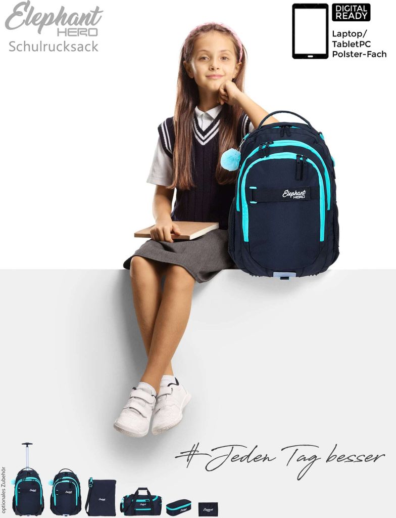 Schulrucksack Elephant Hero Signature Schultasche Rucksack Produktbild 15