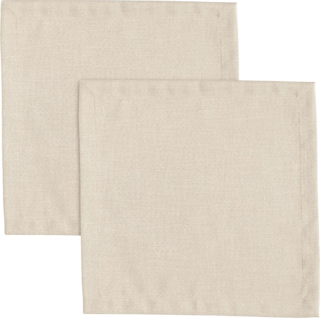 Erwin Müller Serviette Madrid" 2er-Pack sand 40x40 cm"