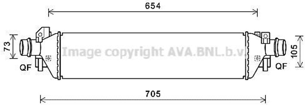 PRASCO OLA4664 - OE 95081734 Ladeluftkühler für Trax, Mokka X (J13)