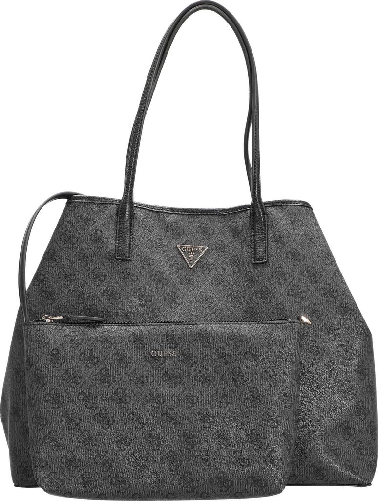Guess Eco Victtoria - Shopper 2in1 L 40 cm (coal logo) Produktbild 