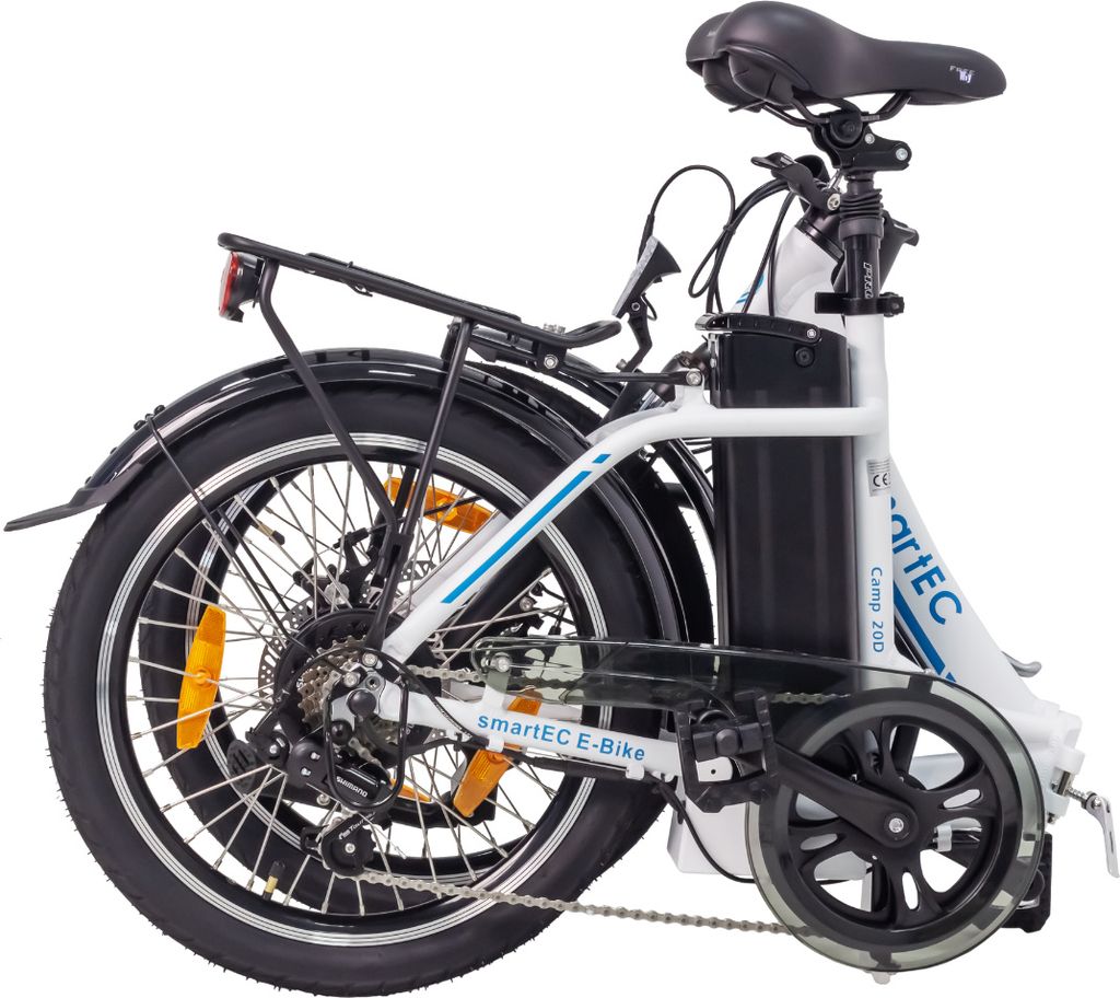 smartEC Camp-20D Falt Pedelec/E-Bike 20 Zoll matt Weiß Produktbild 3