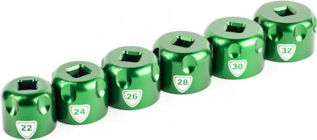 Werkzeug-Set Abbey Bike Tools Werkzeug für Federgabel Top-Caps 24 Grün - präz...