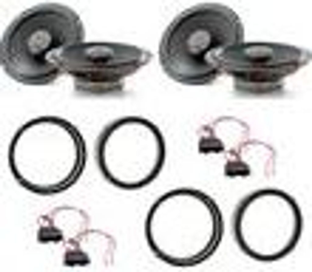 Focal ICU165 Lautsprecher Einbauset für Fabia 5J Octavia 1U 5E vorne hinten