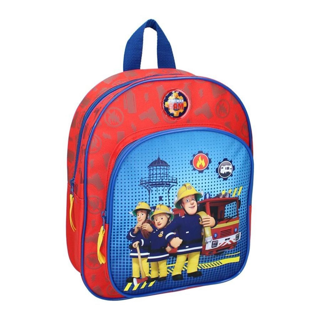 Rucksack für Kinder Feuerwehrmann Sam rot Produktbild 