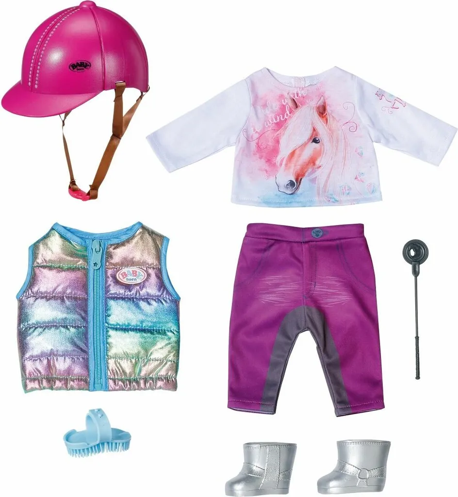 BABY born Deluxe tenue d'équitation 43cm - Set de cavalier complet