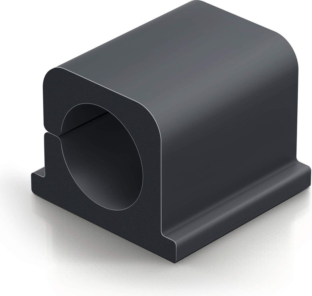 DURABLE Kabel-Clips CAVOLINE CLIP PRO 2 4 St., 504337 graphit