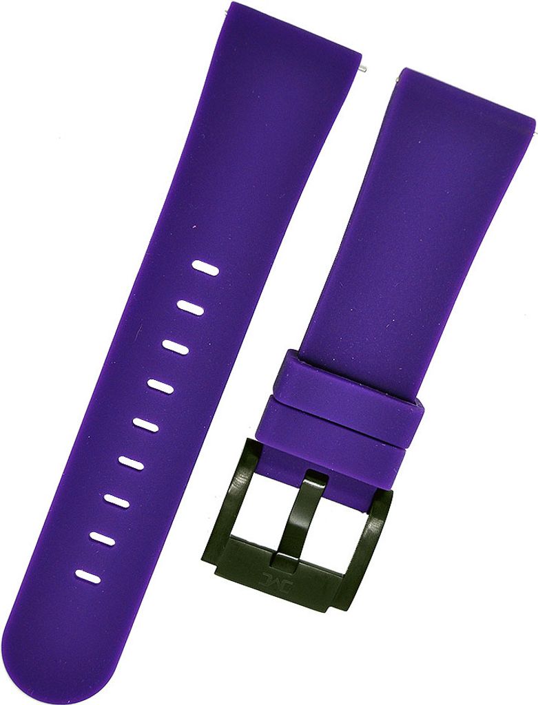 TW Steel Ersatzband Uhrenarmband Silikon Lila 22mm NEU