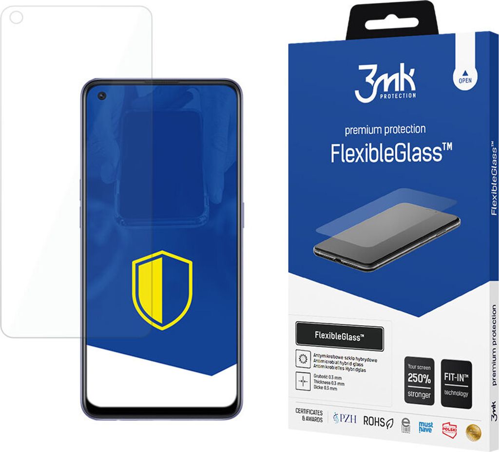 3mk Display Hybridglas FlexibleGlass fr Oppo Reno 6 Lite 0,3mm 7H
