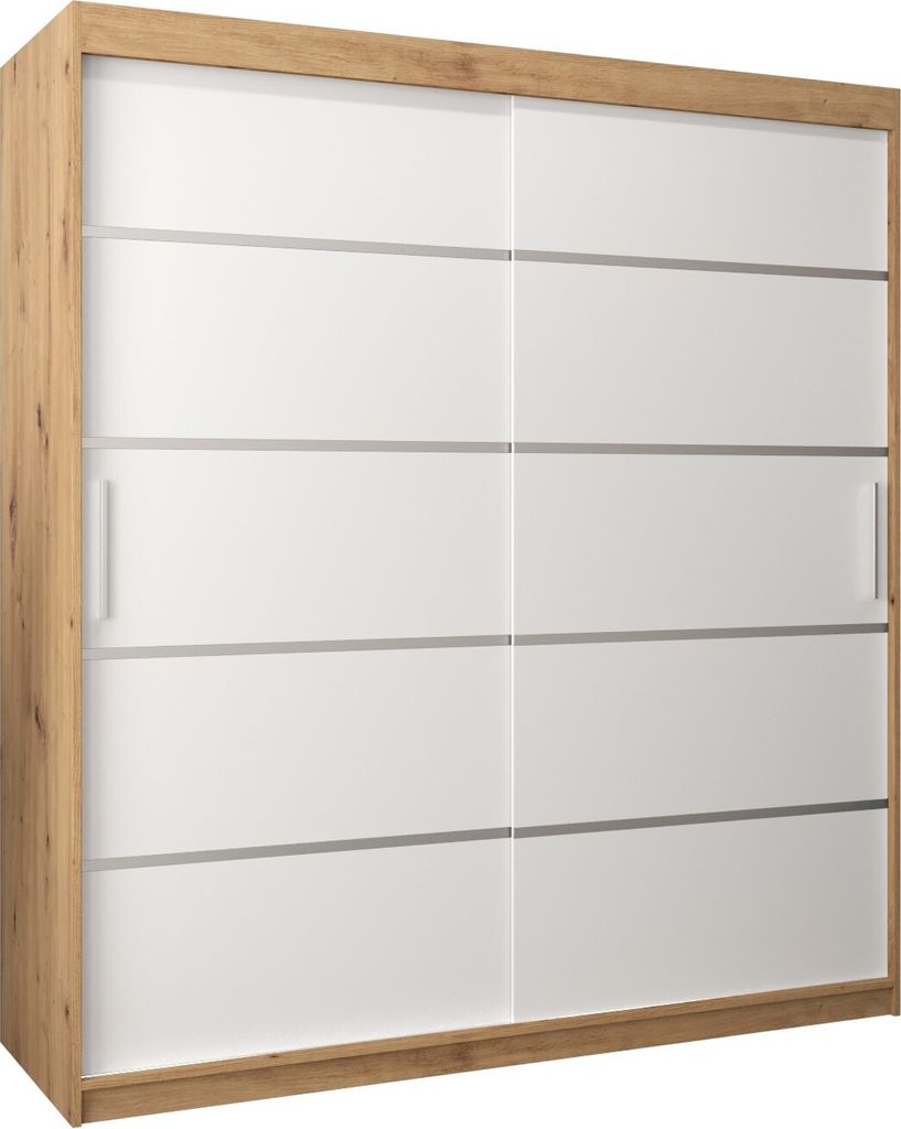 Kleiderschrank, Schiebetürenschrank Schlafzimmer, Schrank VERONA 1 180 cm