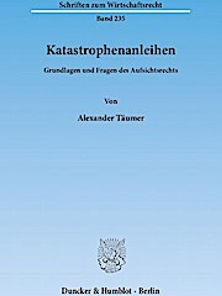 Täumer, A: Katastrophenanleihen