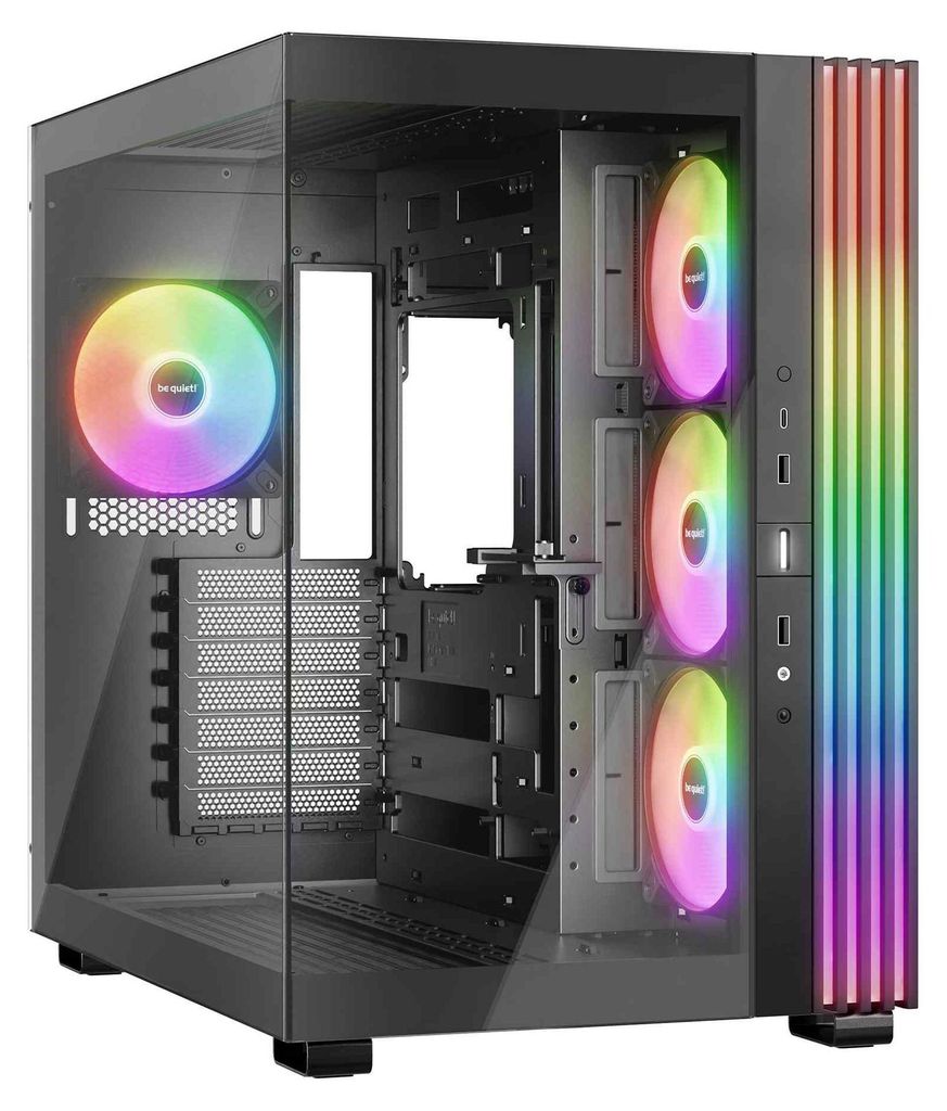 be quiet! LIGHT BASE 600 LX Black, Midi Tower, PC, Czarny, Zdjęcie produktu 