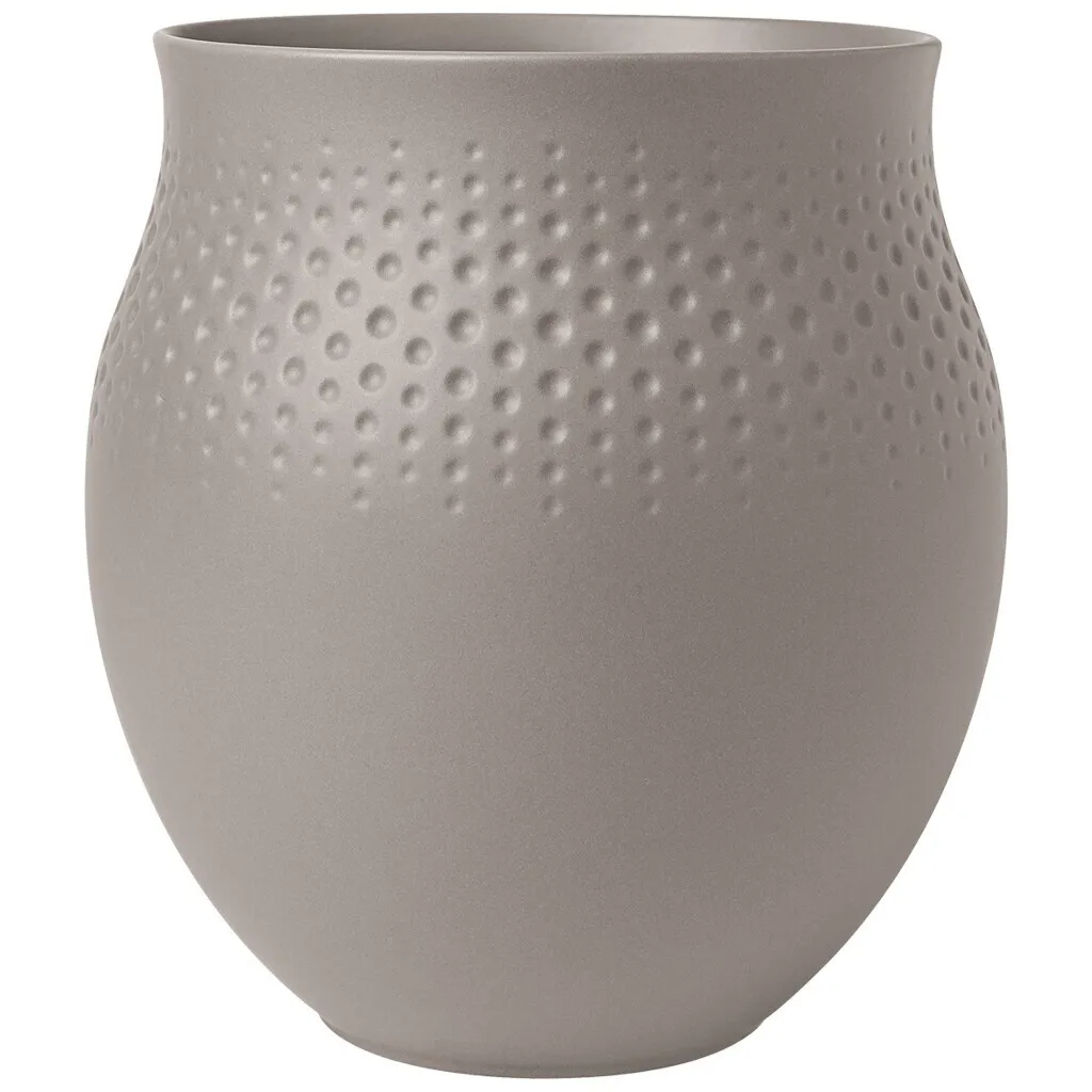 Vase Villeroy & Boch Manufacture Collier Brun : Décoration Stable 16cm