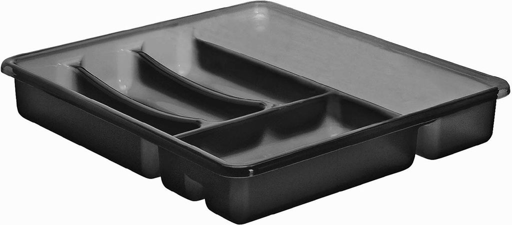 Besteckkasten 6 Fächer BASIC, Farbe:Anthrazit