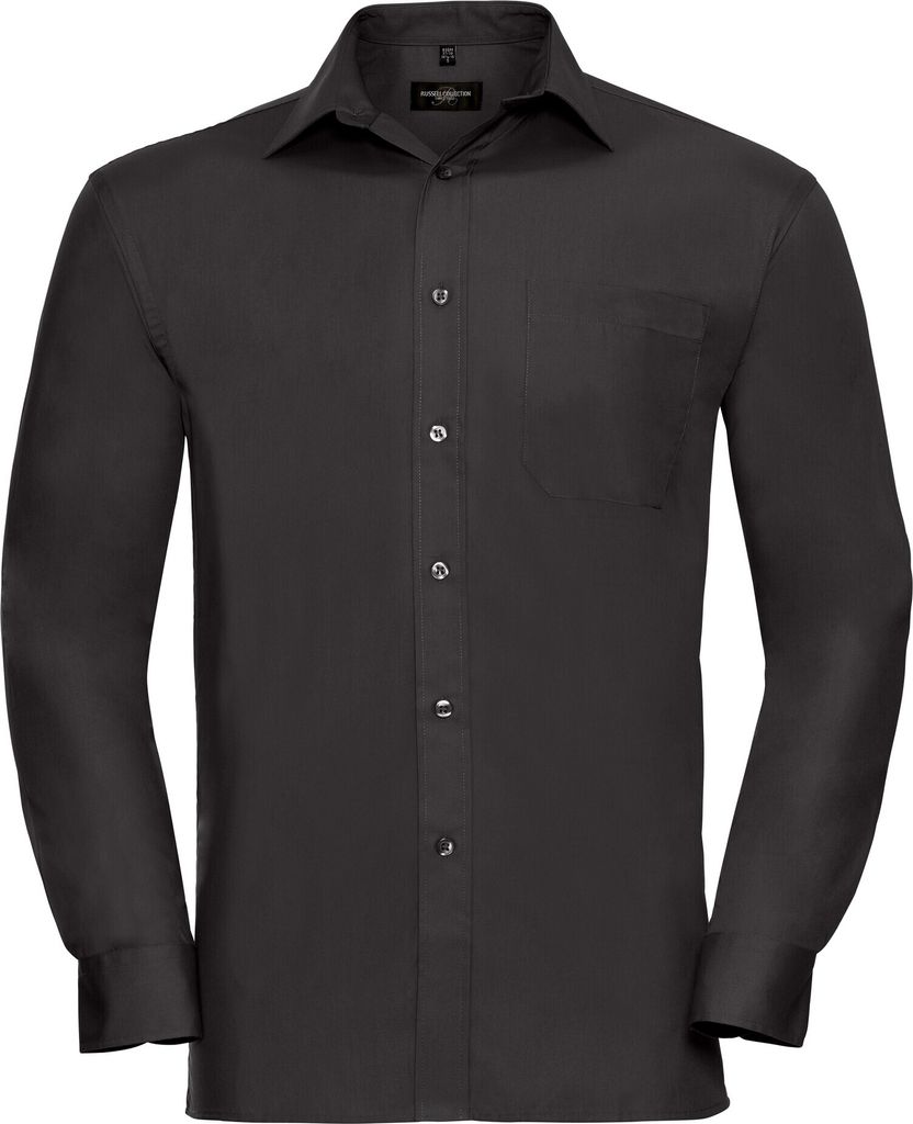 Russell Herren Hemd / Business-Hemd, langärmlig BC2735 (3XLarge) (Schwarz)