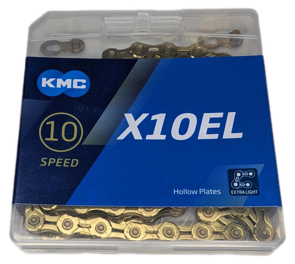 Grandinė KMC X10EL Ti-N Gold 10-speed 114-links Produktbild 