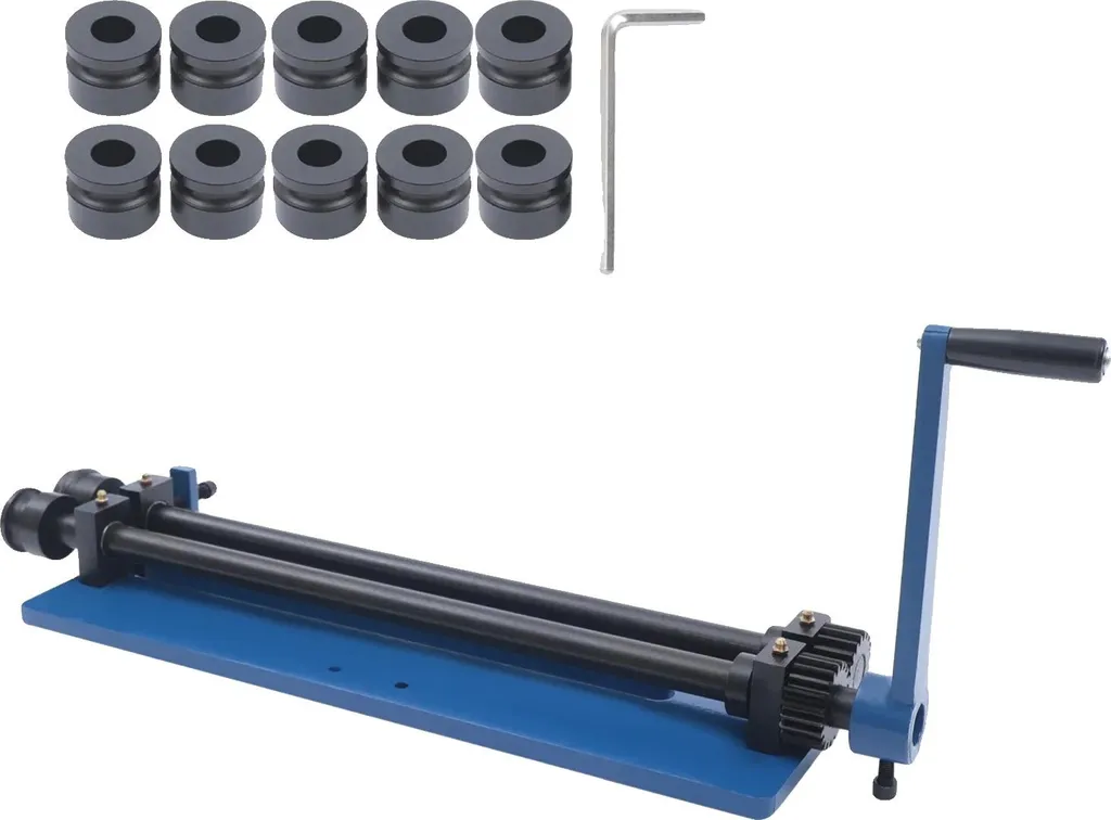 Machine à perler réglable en acier durable bleue pour tôles de métal