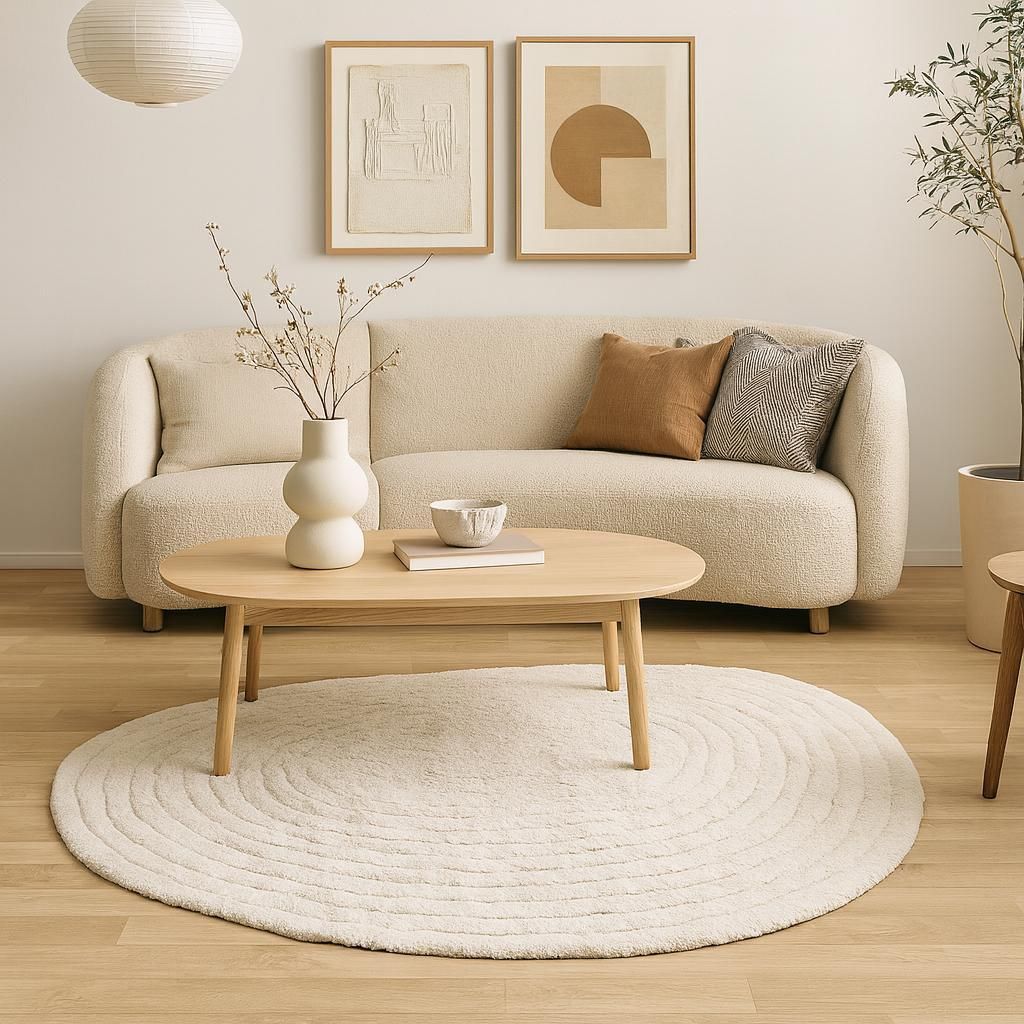 Milton & Oldbrook tapis 120 x 180 cm Seduva Beige Image du produit 
